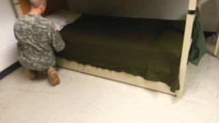 Making your bed in the Army [upl. by Lauzon969]