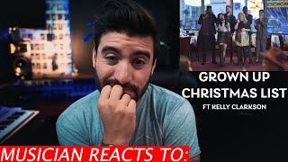 Musician Reacts To Pentatonix Grown Up Christmas List ft Kelly Clarkson [upl. by Studner651]