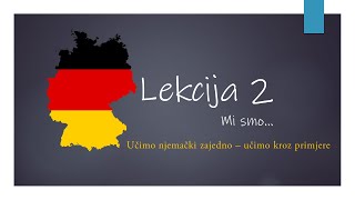 A1 LEKCIJA 2  MI SMO [upl. by Alocin]