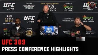 UFC 309 Press Conference Jon Jones Stipe Miocic  Highlights [upl. by Itram]