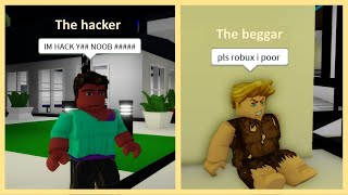 Different TYPES of BROOKHAVEN PLAYERS 👀🤣  Roblox  Hxyila♡ [upl. by Pegg]