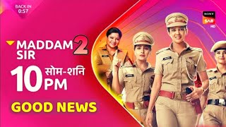 Madam sir season 2 Episode 1 promo releasing date Cast Story promo full information [upl. by Sarette]