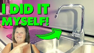 How To Install A Kitchen Tap  Flick Mixer Tap [upl. by Abita587]