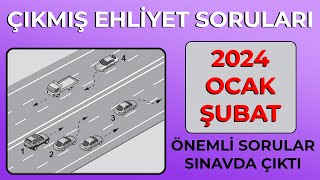 HARİKA SORULAR BİR ARADA  2024 OCAK ŞUBAT Çıkmış Ehliyet Soruları  2024 Ehliyet Sınav Soruları [upl. by Madoc]