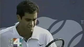 running forehand by Pete Sampras [upl. by Lunnete]