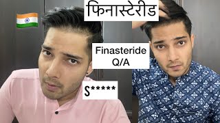 QA आपकेYour Finasteride Questions Finasteride results 13 months Side effectshindi  Hairfall [upl. by Atinihs]