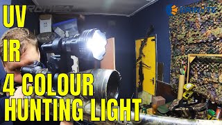 Brinyte T18 Artemis Review  Best Hunting Light  IR LED  UV LED [upl. by Thagard]