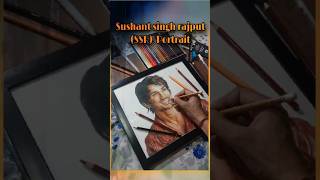 Sushant Singh Rajput drawing  How to draw sushant singh rajput  ssr drawing 😢😞 [upl. by Jacobah826]