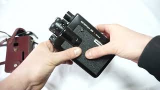 Minolta WORKING Super 8 camera tested 8mm film camera Agfa Microflex 300  FREE shipping [upl. by Einnaoj]