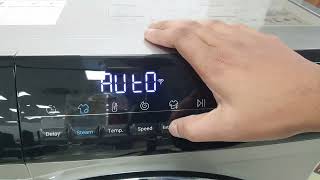 How to Operate Haier Front Load Washing Machine [upl. by Neyud]