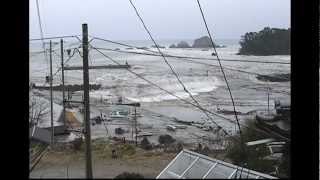 Tsunami at Cape Hirota near Rikuzentakata Iwate Prefecture [upl. by Luz]