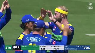 Finalover heroics Volts v Stags  SHORT HIGHLIGHTS  Dream11 Super Smash  Otago [upl. by Illa]