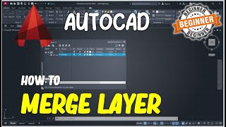 AutoCAD How To Merge Layers [upl. by Akkina]