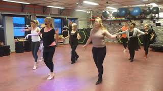 Salsa dance Fitness with Pia Akerman [upl. by Toffic330]