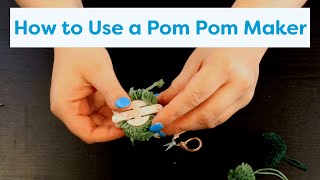 How to Use a Pom Pom Maker [upl. by Ama]