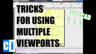 AutoCAD QnA Different linework in multiple viewports [upl. by Thomajan]