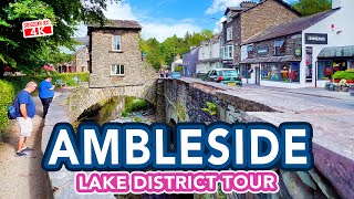 AMBLESIDE  A stunningly beautiful Lake District UK town in Cumbria England [upl. by Yelram]