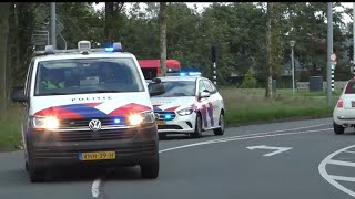 Rijd Verkeerd Brandweer en Politie met spoed naar een Gebouwbrand in Haarlem Noord [upl. by Issak]