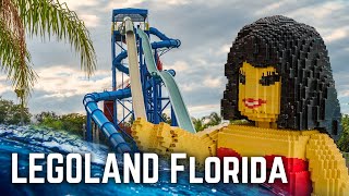 All Water Slides at LEGOLAND Florida Water Park POV [upl. by Ahsino163]