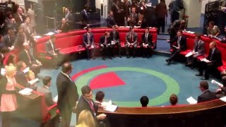 Inside LME  Open outcry ring trading inside London Metal Exchange [upl. by Aynotel]