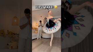 KEEP UP DANCE IS OUR NEW FAVORITE 🤩  dance trend viral couple ballet funny shorts [upl. by Leahcym512]