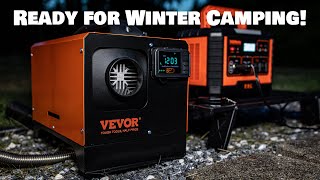 Is Vevor 8kw Diesel Heater BEST for Winter Camping  EBL 1000W Power Station  Camp Gear Review [upl. by Pedroza]