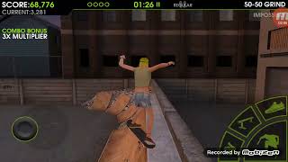 Skateboard Party 120K Trickline Career Mode [upl. by Damick]