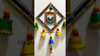 Diya Wall Hanging  Diwali Decoration Ideas cardboardcrafts shorts papercupcraft ytshorts diy [upl. by Eneladgam]