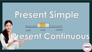 Present Simple vs Present Continuous  English Language [upl. by Stannwood986]