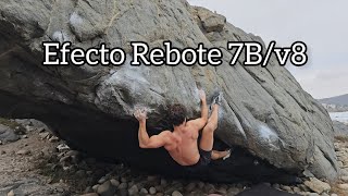 Efecto Rebote 7Bv8🔥  un clásico de totoralillo🏝 totoplaya boulder boulderenchile [upl. by Mancino881]