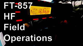 Yaesu FT857D Field Operation [upl. by Sesylu]