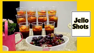 How To Make Jello Shots For Kids Party 🍓🥝 [upl. by Airdnaxela998]