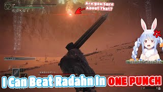 Funny Reactions When Pekora Think She Can Beat Radahn In One Punch Hololive Elden Ring【ENG SUB】 [upl. by Zetrok]