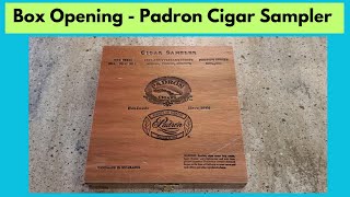 Cigar Box Opening  Padron Sampler Box [upl. by Puett]