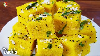 Dhokla recipe  Instant Dhokla  Khaman  Soft besan dhokla recipe  Gujarati khaman  Foodworks [upl. by Suoirtemed]