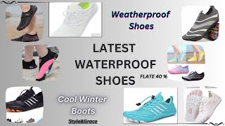 Latest Waterproof Shoes Waterproof Hiking Boots  Weatherproof Shoes Dry amp Comfortable All Day [upl. by Adlen228]