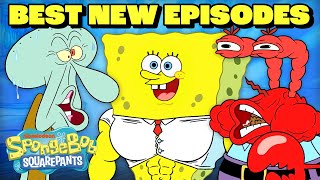 Best of NEW SpongeBob Episodes Part 4  3 Hour Compilation  SpongeBob [upl. by Anivas]