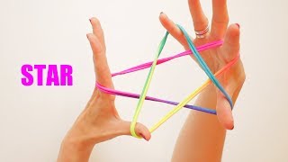 STRING TRICKS THE STAR String Figure Step By Step  Ztringz [upl. by Notse]