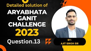 Aryabhata Ganit challenge 2023 stage 1 Question 13  for any positive integer m 33m293m2… [upl. by Anival]