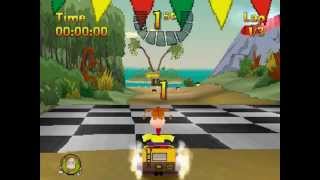 PSX Longplay 173 NickToons Racing [upl. by Boucher]