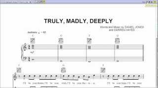 Truly Madly Deeply  Piano Sheet Music [upl. by Auqenes215]