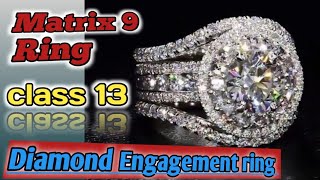 Diamond engagement ring with rhino tips and tricks  cad ring  मैट्रिक्स 9 class 13 [upl. by Lindly876]