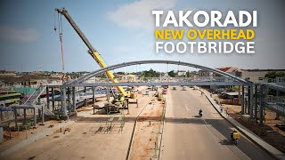 Takoradi First Ever Overhead Footbridge Nearing Completion [upl. by Savory]