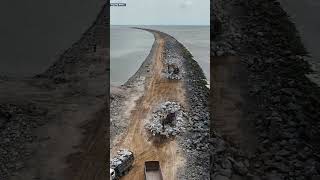 Overview of the South Breakwaters Machilipatnam Port  shorts [upl. by Wexler940]