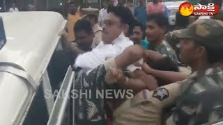 YSRCP leader Ambati Rambabu Arrest at Sattenapalli  AP Bandh  Watch Exclusive [upl. by Cherida]