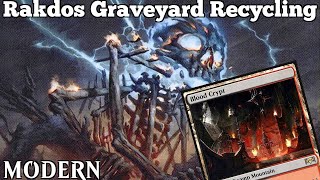 Rakdos Graveyard Recycling  Modern MTGO  RB Midrange  Modern [upl. by Amitie]