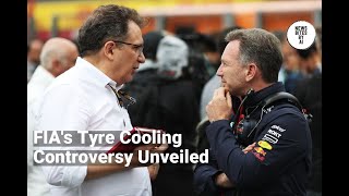 FIA Investigates Red Bulls Tyre Cooling Concerns [upl. by Arrahs]