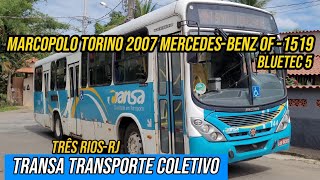 ✅️ Três RiosRJ  404  Centro X Santa Terezinha  Marcopolo Torino 2007 MercedesBenz OF1519 BT 5 [upl. by Egiarc]