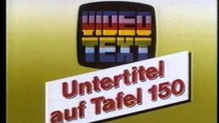 ARD Videotext Untertitel auf Tafel 150 [upl. by Horvitz]