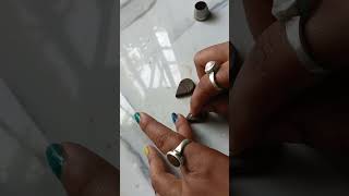 Clayterracotta earrings making tutorial shortvideo share trending handmade [upl. by Neelloc]